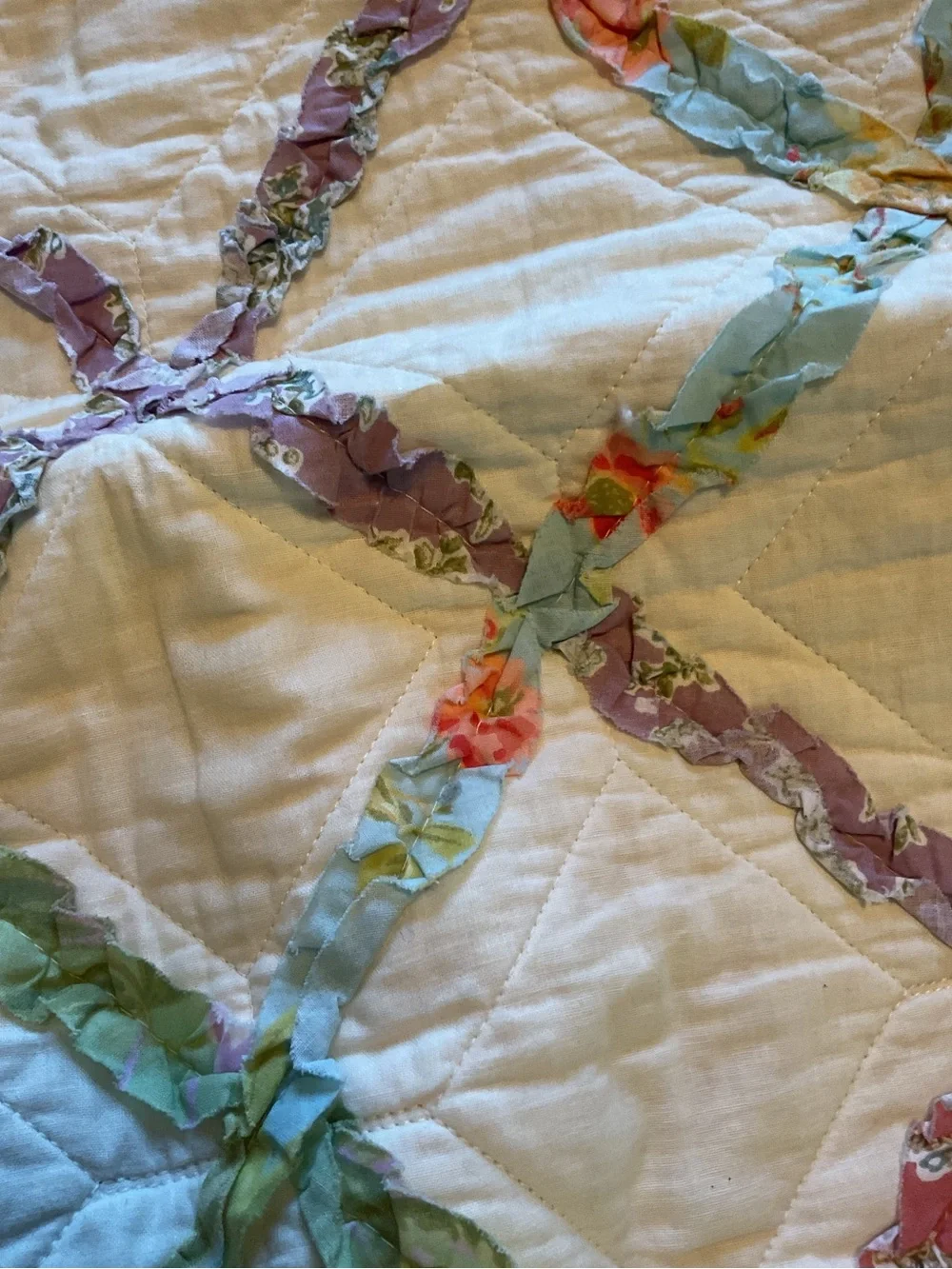 Laura Ashley Ruffled Garden Quilted Standard Sham